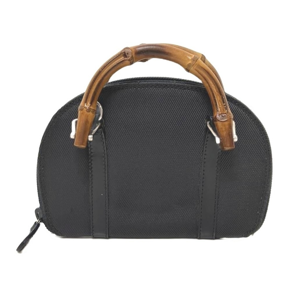 Gucci Shoulder Bag Bamboo Crossbody Gray